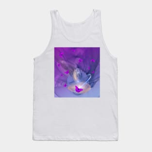 Vibrant butterflies in a fantasy world Tank Top